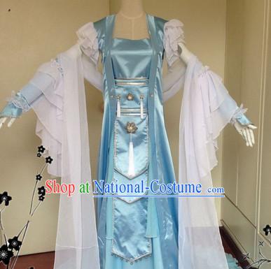 Chinese Classical Fairy Dance Costume Complete Set for Women