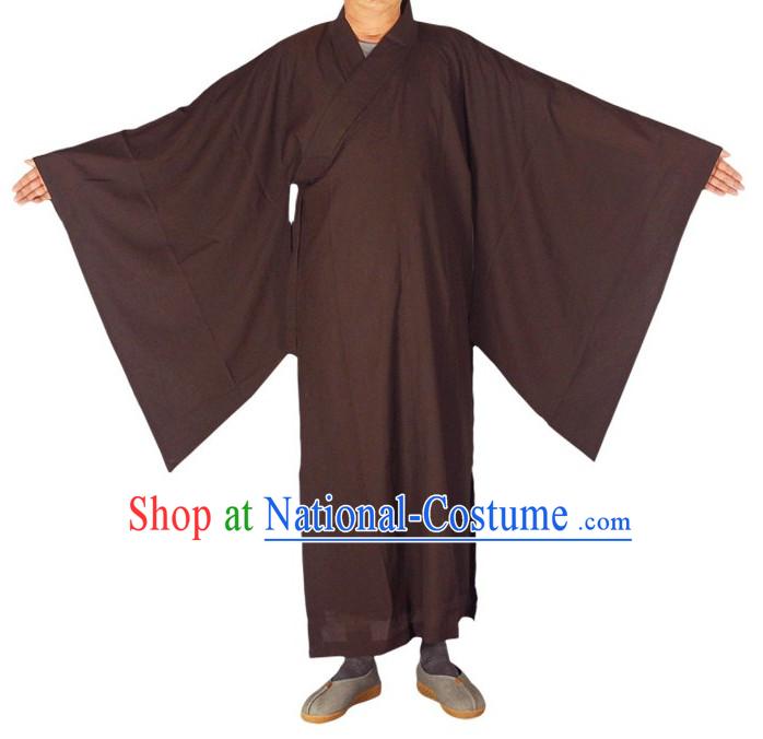 Chinese taoist uniform taoist costumes long robe dao