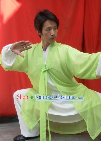 Chinese taoist uniform taoist costumes long robe dao