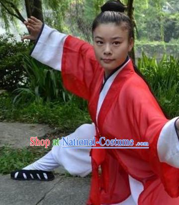 Chinese Folk Wudang Mountain Taoist Uniform for Women