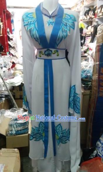 Asian Chinese Traditional Dress Theatrical Costumes Ancient Chinese Clothing China Nun Costumes for Women