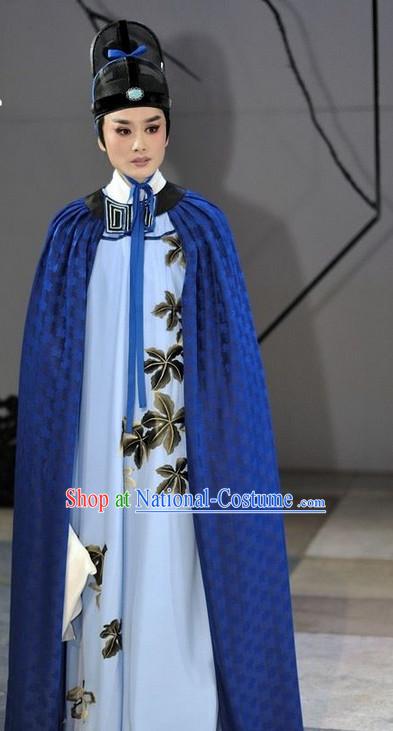 Asian Chinese Traditional Dress Theatrical Costumes Ancient Chinese Clothing Noblemen Costumes and Hat