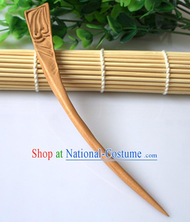 Handmade Chinese Wooden Taoist Hairpin