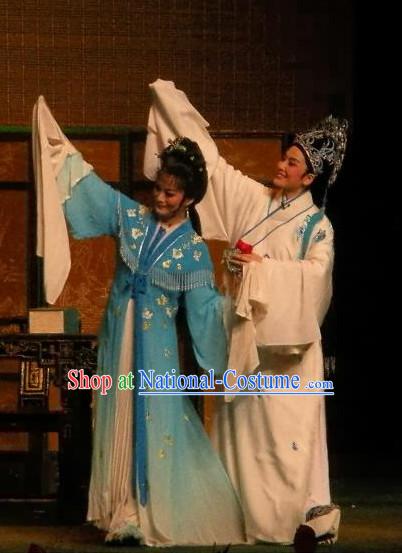 Asian Chinese Traditional Dress Theatrical Costumes Ancient Chinese Clothing Opera Husband and Wife Costumes