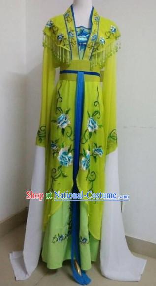 Asian Chinese Traditional Dress Theatrical Costumes Ancient Chinese Clothing Opera Water Sleeves Costumes