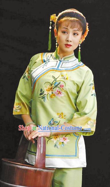 Chinese Traditional Dresses Theatrical Costumes Ancient Chinese Hanfu Noblewoman Mandarin Clothes Blouse and Skirts