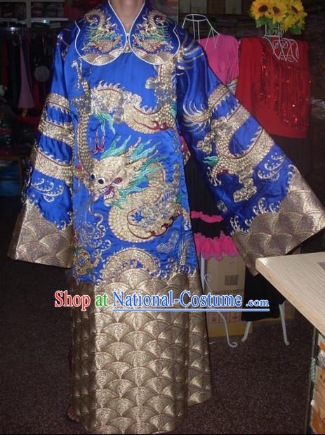 Traditional Ancient Chinese Beijing Opera Dragon Robes