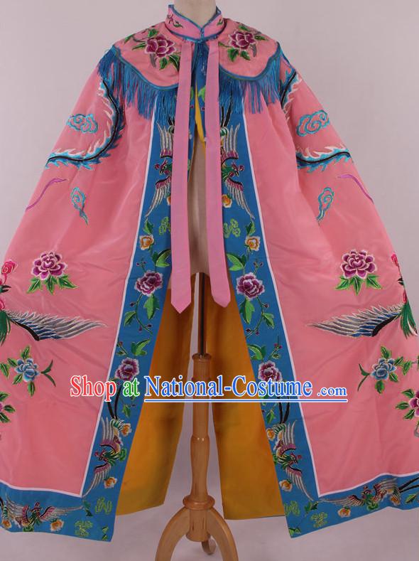 Chinese Traditional Dresses Theatrical Costumes Ancient Chinese Hanfu Empress Phoenix Embroidered Cape