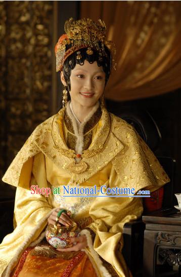 China Dream of Red Chamber Jia Baoyu Costumes and Hair Jewelry Complete Set for Women