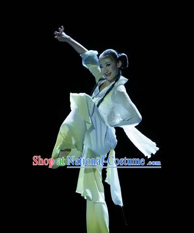 Asia Fashion Beautiful Chinese Umbrella Dance Costumes for Women