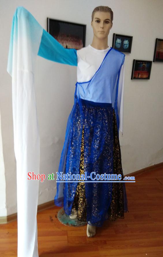 Chinese Long Sleeve Dancewear Costumes Complete Set for Men