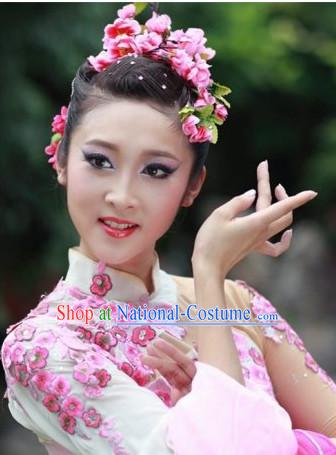 Ancient Chinese Palace Dancer Cherry Blossom Headpieces