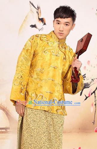 Top Chinese Wedding Dress Bridal Costumes Ma Gua Attire for Men