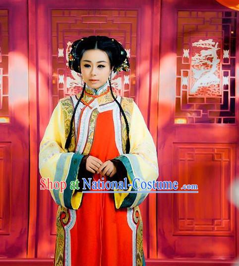 Chinese Traditional Long Robe for Women