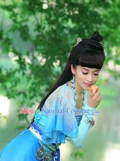 Chinese Ancient Swordwoman Outfits and Hair Accessories for Women