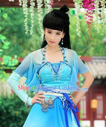 Chinese TV drama costumes long robe series oriental clothing ancient Chinese costumes traditional Chinese dress attire outfits Hanfu han fu