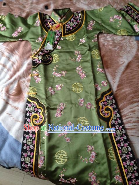 Chinese Traditional Imperial Princess Clothes Long Robe Attire