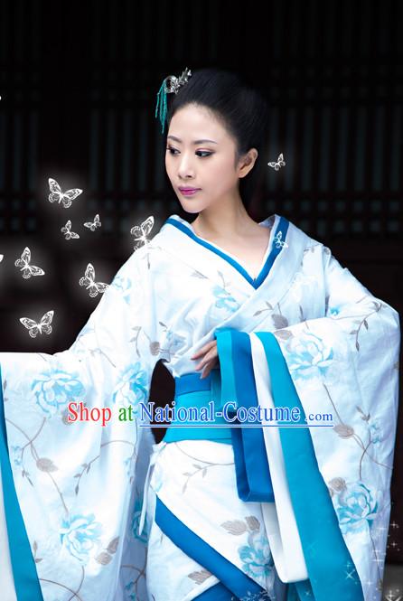 Chinese TV drama costumes long robe series oriental clothing ancient Chinese costumes traditional Chinese dress attire outfits Hanfu han fu