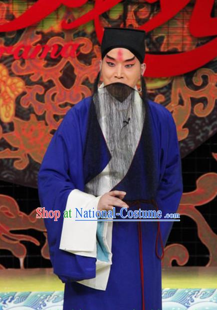 Chinese Peking Opera Costumes Old Men Costume