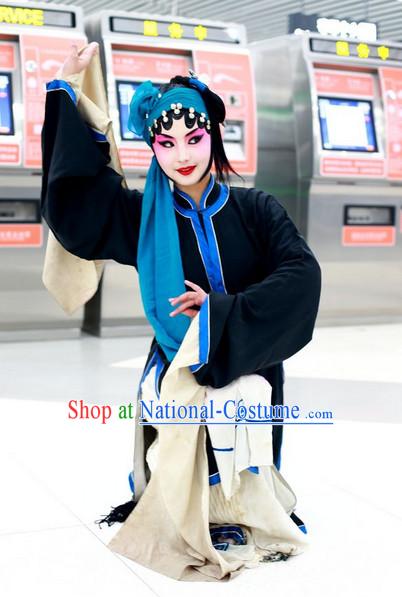 Chinese Peking Opera Costumes Qing Yi Cosutmes for Women