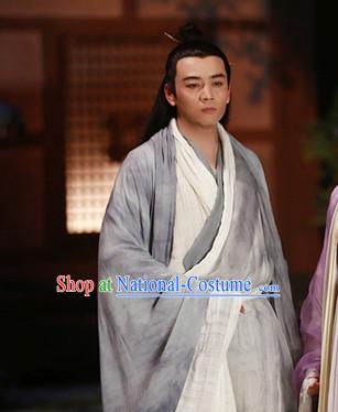 Chinese Hanfu Asian Fashion Japanese Fashion Plus Size Dresses Vntage Dresses Traditional Clothing Asian Costumes Hua Qian Hanfu Costume for Men