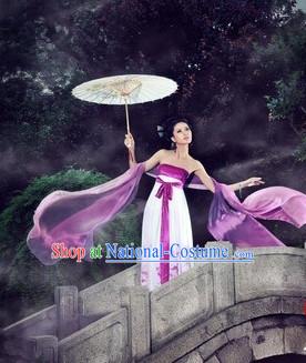 Chinese hanfu han fu traditioal clothing asian dress folk outfits oriental clothing hua qian gu