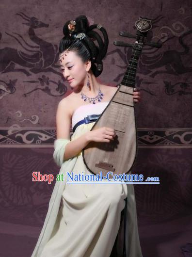 Chinese Hanfu Asian Fashion Japanese Fashion Plus Size Dresses Vntage Dresses Traditional Clothing Asian Female Musician Costumes