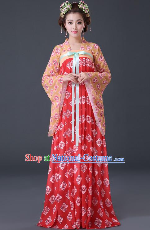 Chinese Hanfu Asian Fashion Japanese Fashion Plus Size Dresses Traditional Clothing Asian Palace Lady Costumes and Hair Accessories