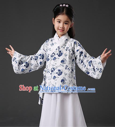 Chinese Hanfu Asian Fashion Japanese Fashion Plus Size Dresses Traditional Clothing Asian Ming Dynasty Hanfu Clothes for Kids