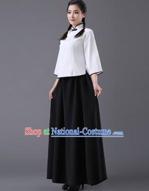 Chinese Hanfu Asian Fashion Japanese Fashion Plus Size Dresses Traditional Clothing Asian Student Wu Si Five Four Movement Costume for Girls