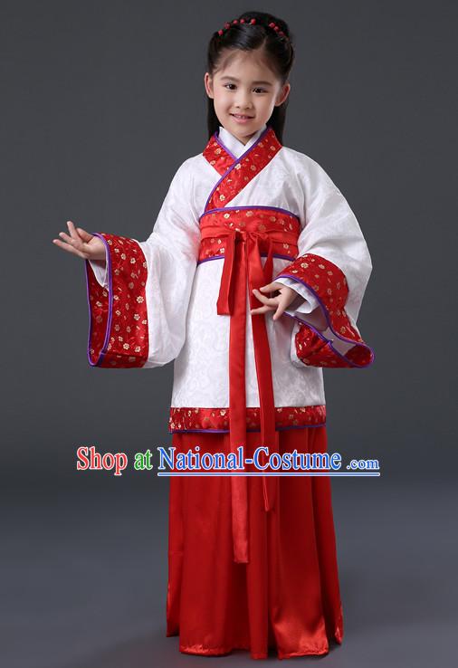 Chinese Hanfu Asian Fashion Japanese Fashion Plus Size Dresses Traditional Clothing Asian Empress Hanfu Clothing for Kids