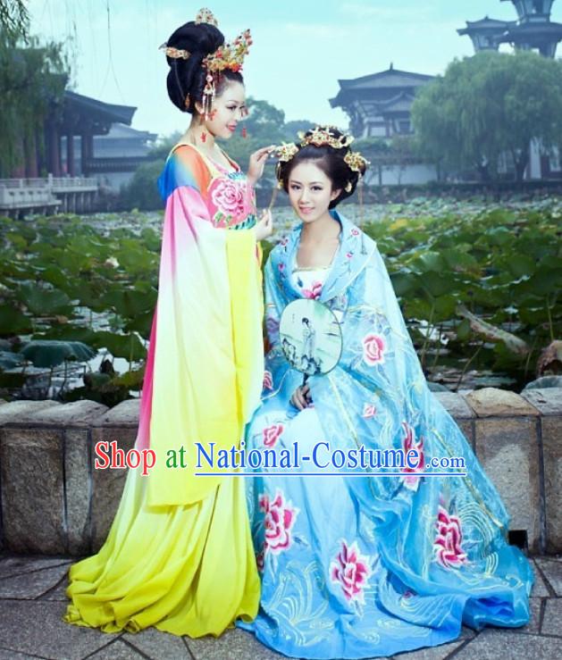 Custom Hanfu Dress Ancient Chinese Princess Clothing Complete Set for Women