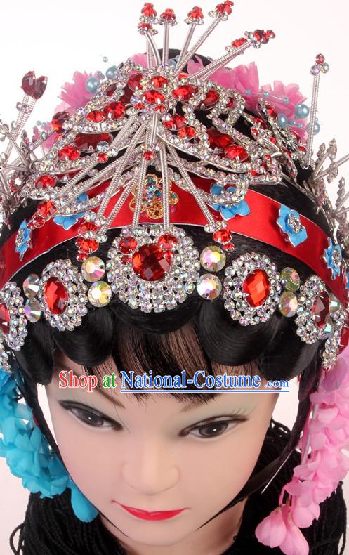 Chinese Traditional Handmade Beijing Opera Hua Tan Hair Accessories