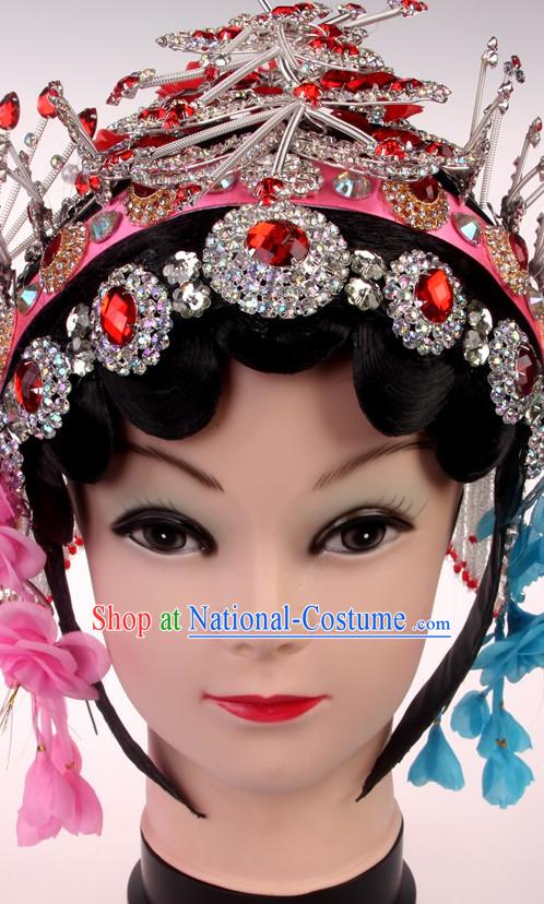 Chinese Traditional Handmade Beijing Opera Hua Tan Hair Accessories