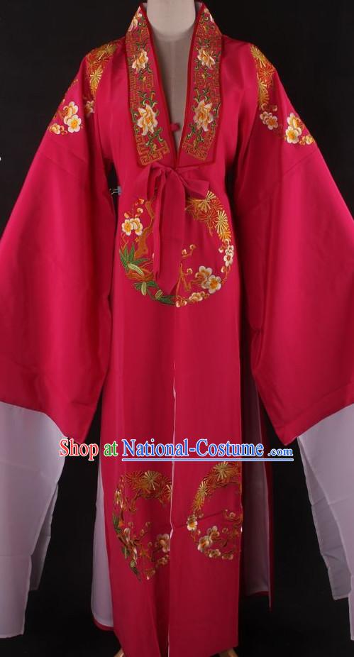 Chinese Traditional Dress Oriental Clothing Theatrical Costumes Opera Costume Long Sleeves Lady Dresses