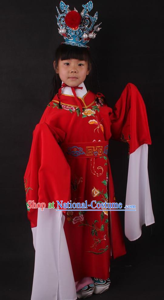 Traditional Chinese Dress Chinese Clothes Ancient Chinese Clothing Theatrical Costumes Jia Baoyu Opera Cultural Costume for Kids