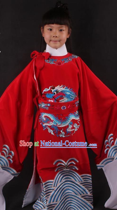 Traditional Chinese Dress Chinese Clothes Ancient Chinese Clothing Theatrical Costumes Opera Cultural Costume for Kids