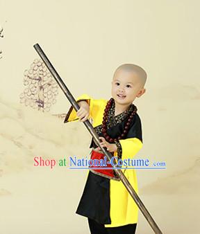 Traditional Chinese Shaolin Kung Fu Uniform Costumes for Kids