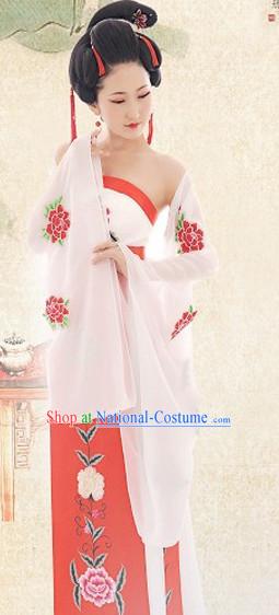 Traditional Chinese Photo Costume Princess Classical Costume and Hair Accessories Complete Set for Ladies