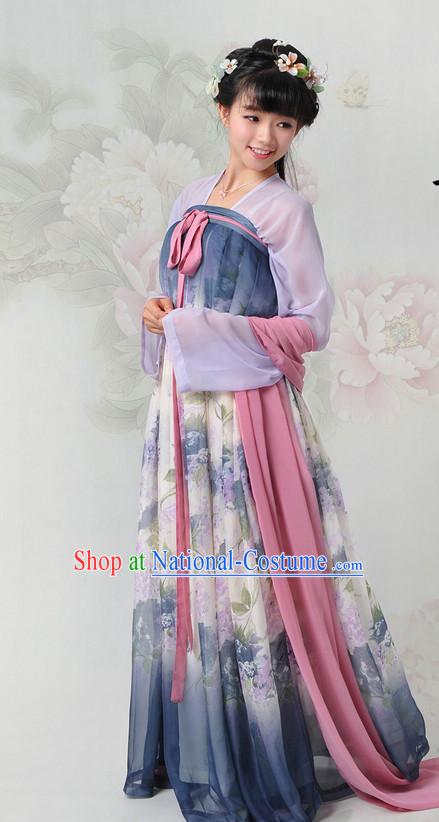 Chinese Hanfu China Shopping Asian Fashion Plus Size Clothing Clothes online Oriental Dresses Ancient Costumes and Hair Accessories Complete Set