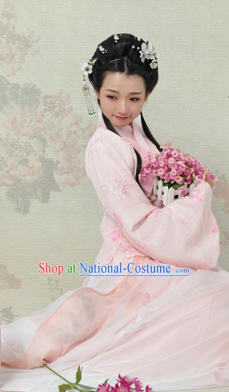 Chinese Hanfu China Shopping Asian Fashion Plus Size Clothing Clothes online Oriental Dresses Ancient Costumes and Hair Accessories Complete Set