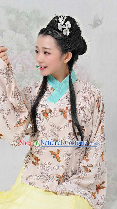 Chinese Hanfu China Shopping Asian Fashion Plus Size Clothing Clothes online Oriental Dresses Ancient Costumes and Hair Accessories Complete Set