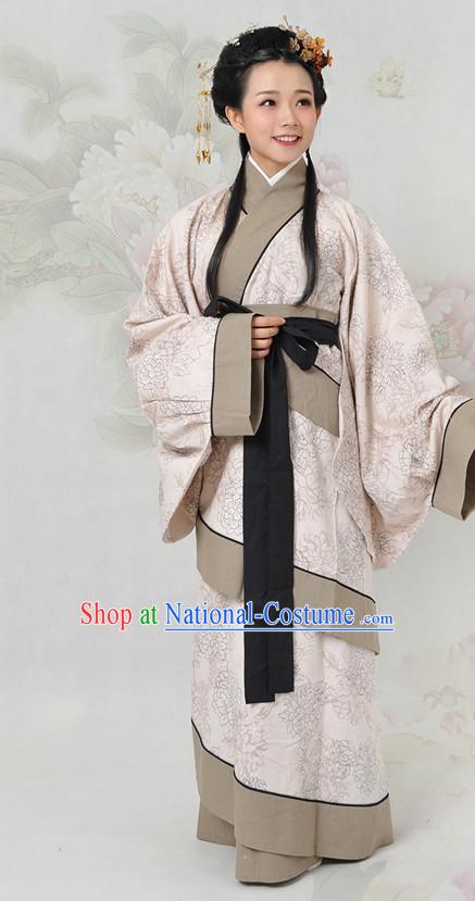 Chinese Hanfu China Shopping Asian Fashion Plus Size Clothing Clothes online Oriental Dresses Ancient Costumes and Hair Accessories Complete Set