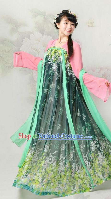 Chinese Hanfu China Shopping Asian Fashion Plus Size Clothing Clothes online Oriental Dresses Ancient Costumes and Hair Accessories Complete Set