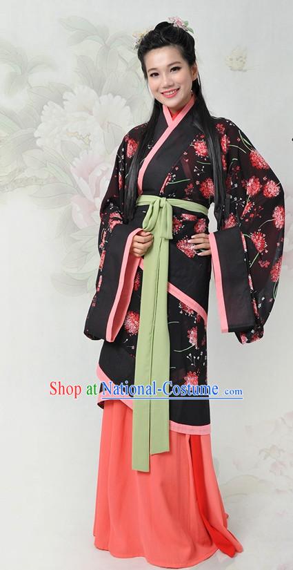 Chinese Hanfu China Shopping Asian Fashion Plus Size Clothing Clothes online Oriental Dresses Ancient Costumes and Hair Accessories Complete Set