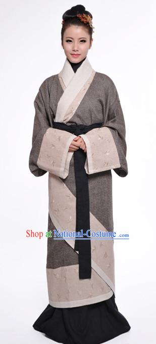 Chinese Hanfu China Shopping Asian Fashion Plus Size Clothing Clothes online Oriental Dresses Ancient Costumes and Hair Accessories Complete Set