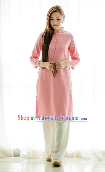 Chinese Traditional Mandarin Long Robe for Women