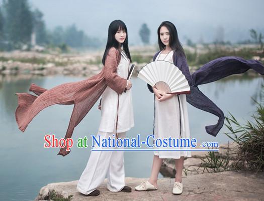 Chinese Traditional Mandarin Long Robe for Women