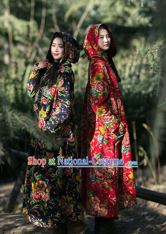 Chinese Traditional Mandarin Long Robe for Women