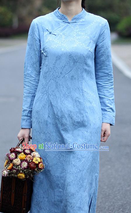 Chinese traditional clothing mandarin clothes folk dress classical costume